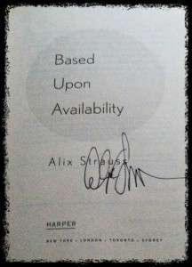 Based Upon Availability photo 12 216x300 MediaBistro August Book Club Party – Review & Giveaway
