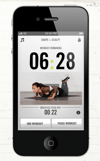 Nike Training Club screen shot