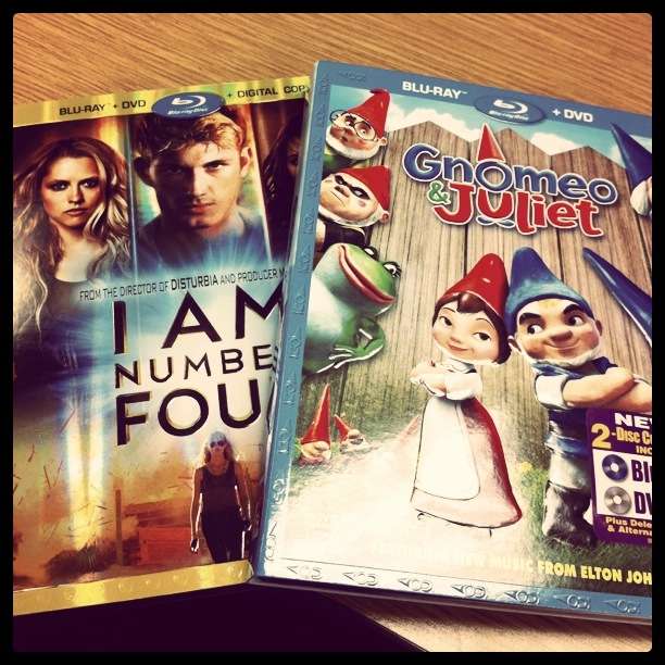 dvdtuesday52411 I am Number four and Gnomeo and Juliet Blu-ray dvds
