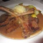 Lamb Chops at Sir Andrews at Riu Negril